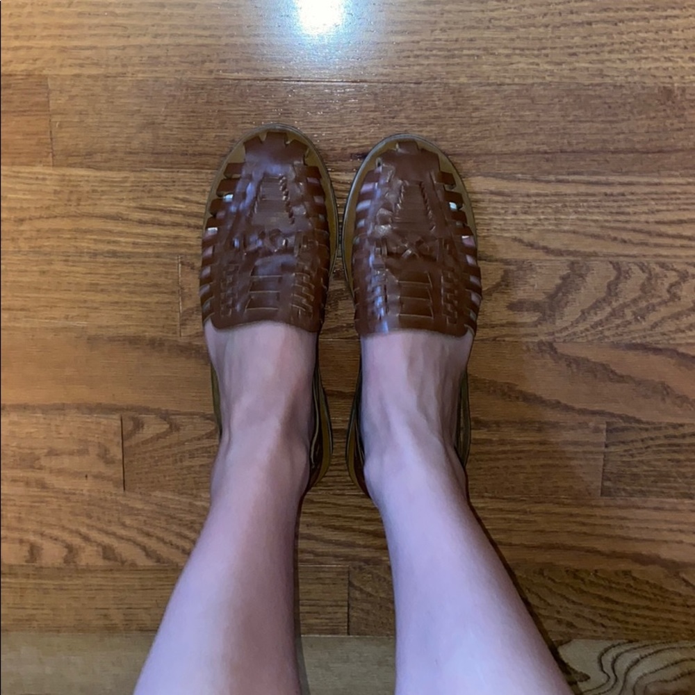 Woven slip on shoes